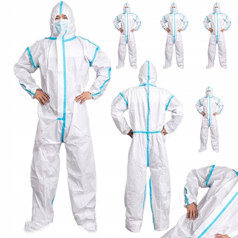 Set di 5 Tute Monouso per Pittura – Protezione Avanzata 185 cm | Materiale Traspirante