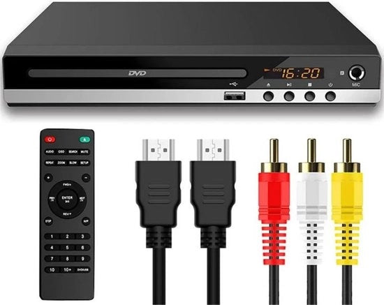 Lettori DVD con Connessione HDMI - Per Laptop e Computer e TV - Portatile - Nero