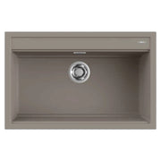 Lavello Elleci Incasso 1 vasca 79x51 Best 130 Keratek Plus Grigio Dove Grey LKB13093