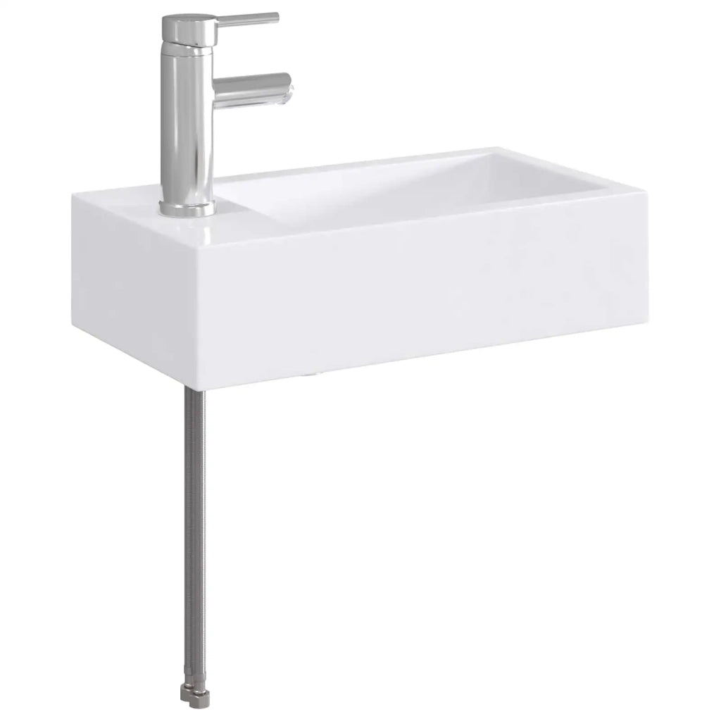 Lavabo da bagno Cromato 45,5 x 25,5 x 13 cm Metallo 890224