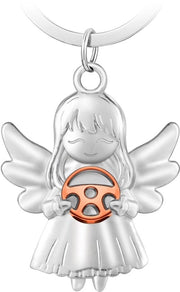 Portachiavi Fortunato - Protettore del Veicolo - Manubrio - Piastra di Protezione/Ruggine - Inox - Regalo - 4,5 cm