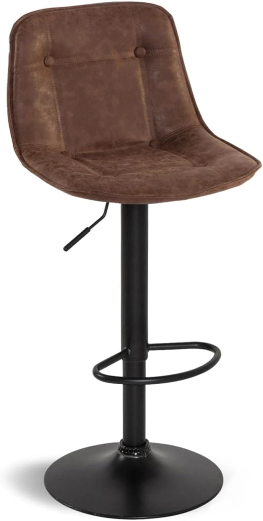 Set di 4 sgabelli da bar DENVER marrone vintage