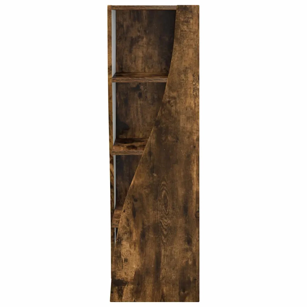Mobile angolare Rovere fumé 32x32x102cm Legno multistrato 889860