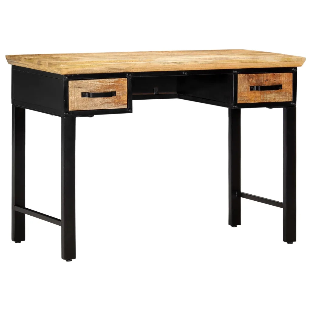 Scrivania 110x50x76 cm in Legno Massello di Mango cod mxl 66899