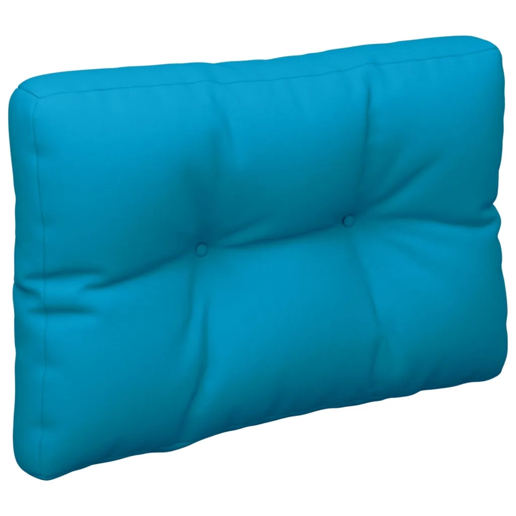 Cuscino per Pallet Blu Chiaro 60x40x12 cm in Tessuto 360561