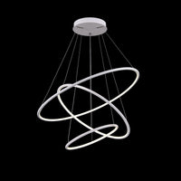 Lampada pendente Modern in Metallo Nola Bianco