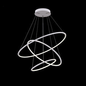 Lampada pendente Modern in Metallo Nola Bianco