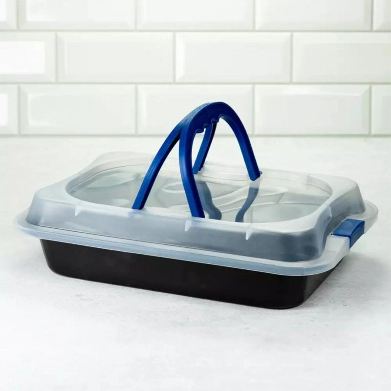 Kinghoff KH-4197 Teglia antiaderente con coperchio e manici