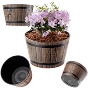 Vaso da fiori KADAX, grande vaso da giardino per fiori, copertura in plastica per vaso da fiori 30 cm