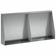 Muro di contenimento 2 pz 40 x 12 x 50 cm Acciaio zincato 8015260