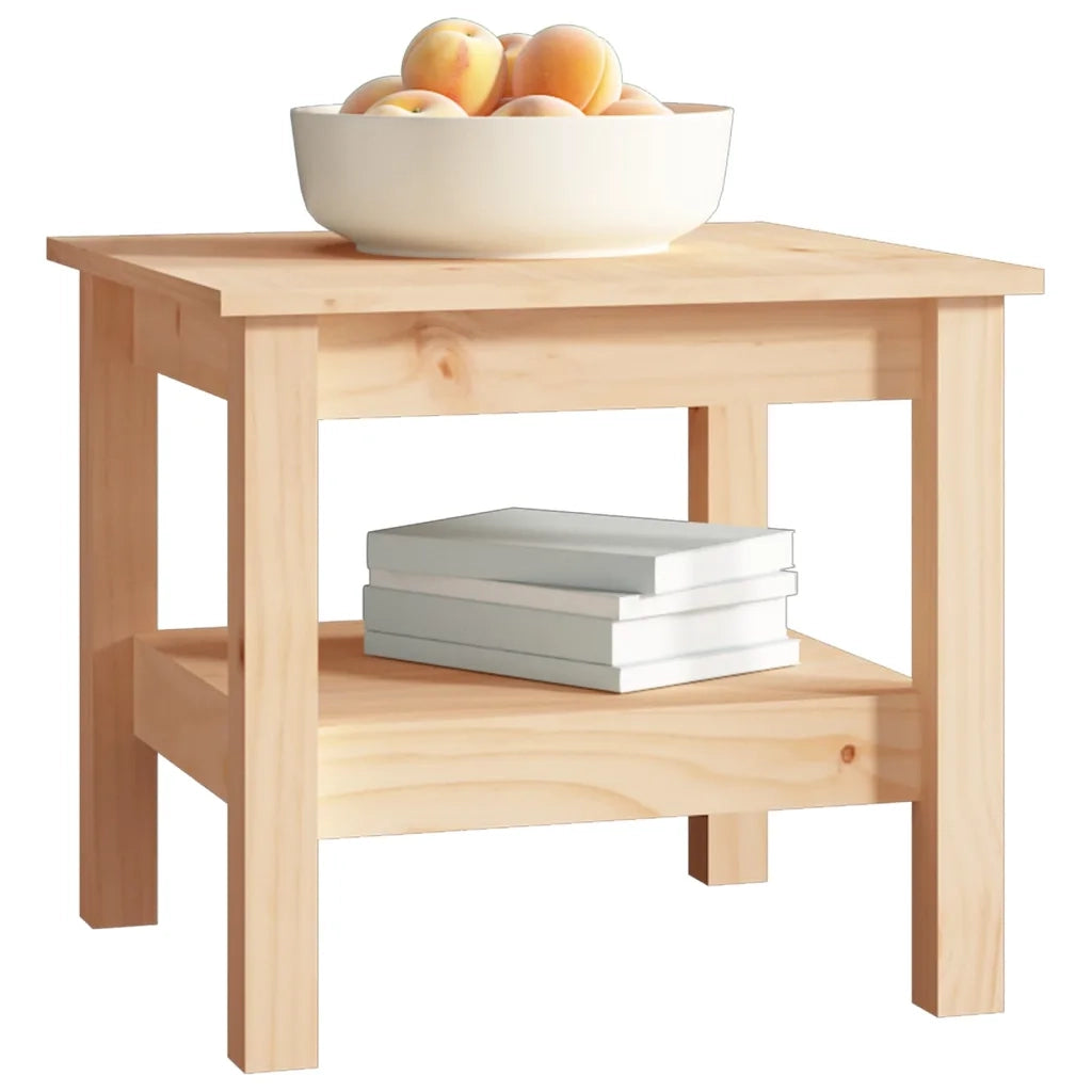 Tavolino da Salotto 45x45x40 cm Legno Massello di Pino cod mxl 22901