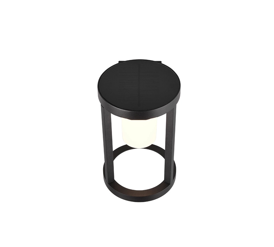 Applique LED, alluminio, nero opaco, 12,5x20,5x12,5 cm, Carmo