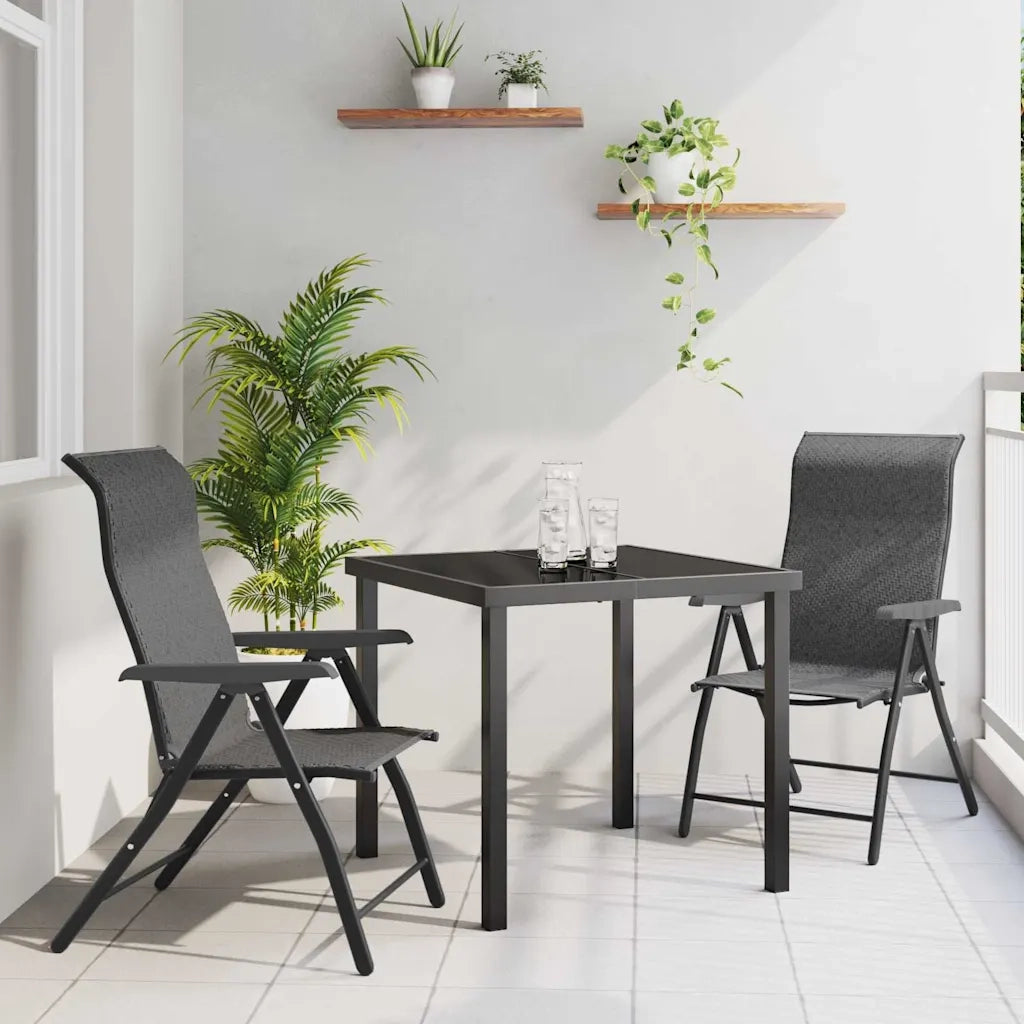Set da Pranzo per Giardino 3 pcs Grigio 3379275