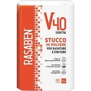 STUCCO POLVERE INTERNO V40 K2 RASABEN - KG  5- 4 pezzi