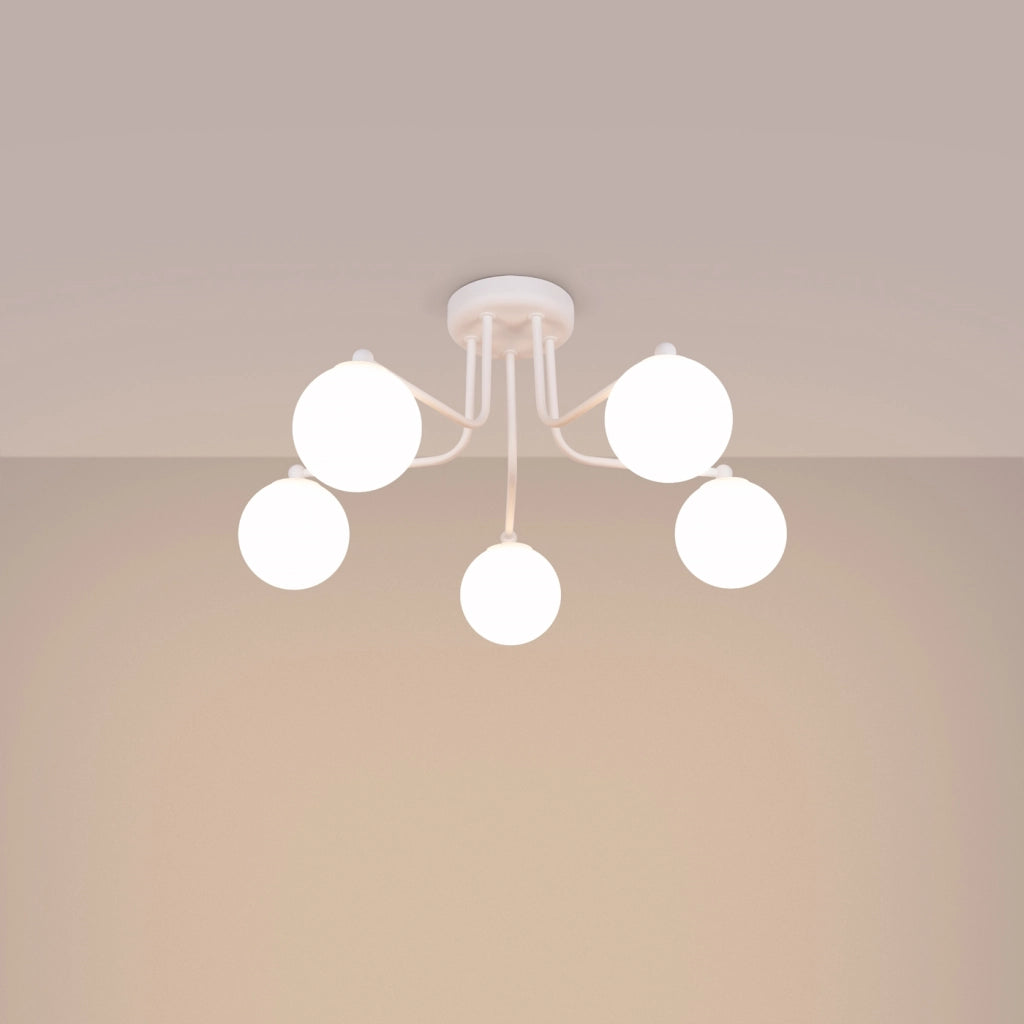 Lampadario ASTRAL 5 bianco