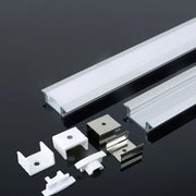 Kit di montaggio della striscia a LED con alluminio diffusore 2000* 24,7* 7mm Milky