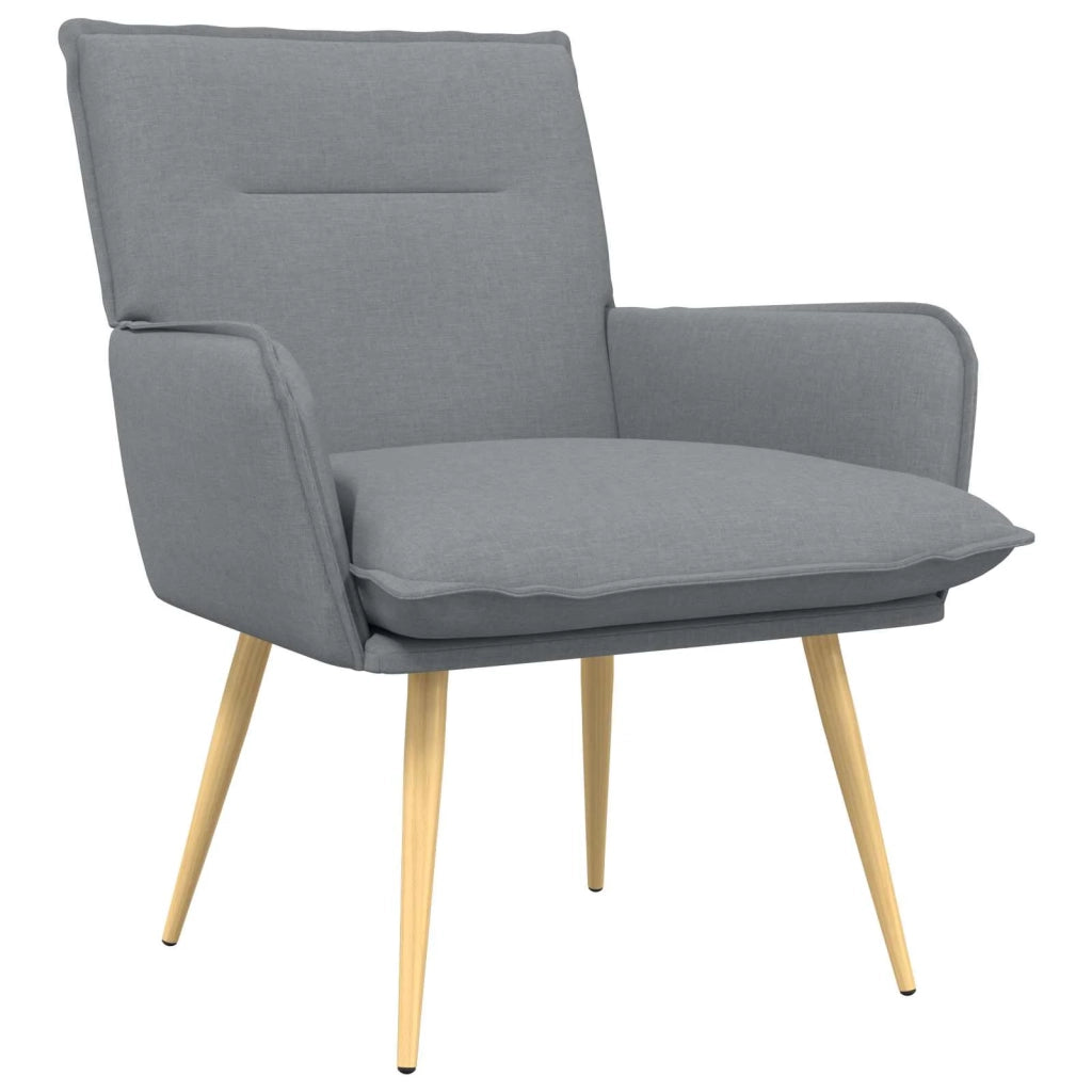 Poltrona Grigio Chiaro Tessuto 42047698