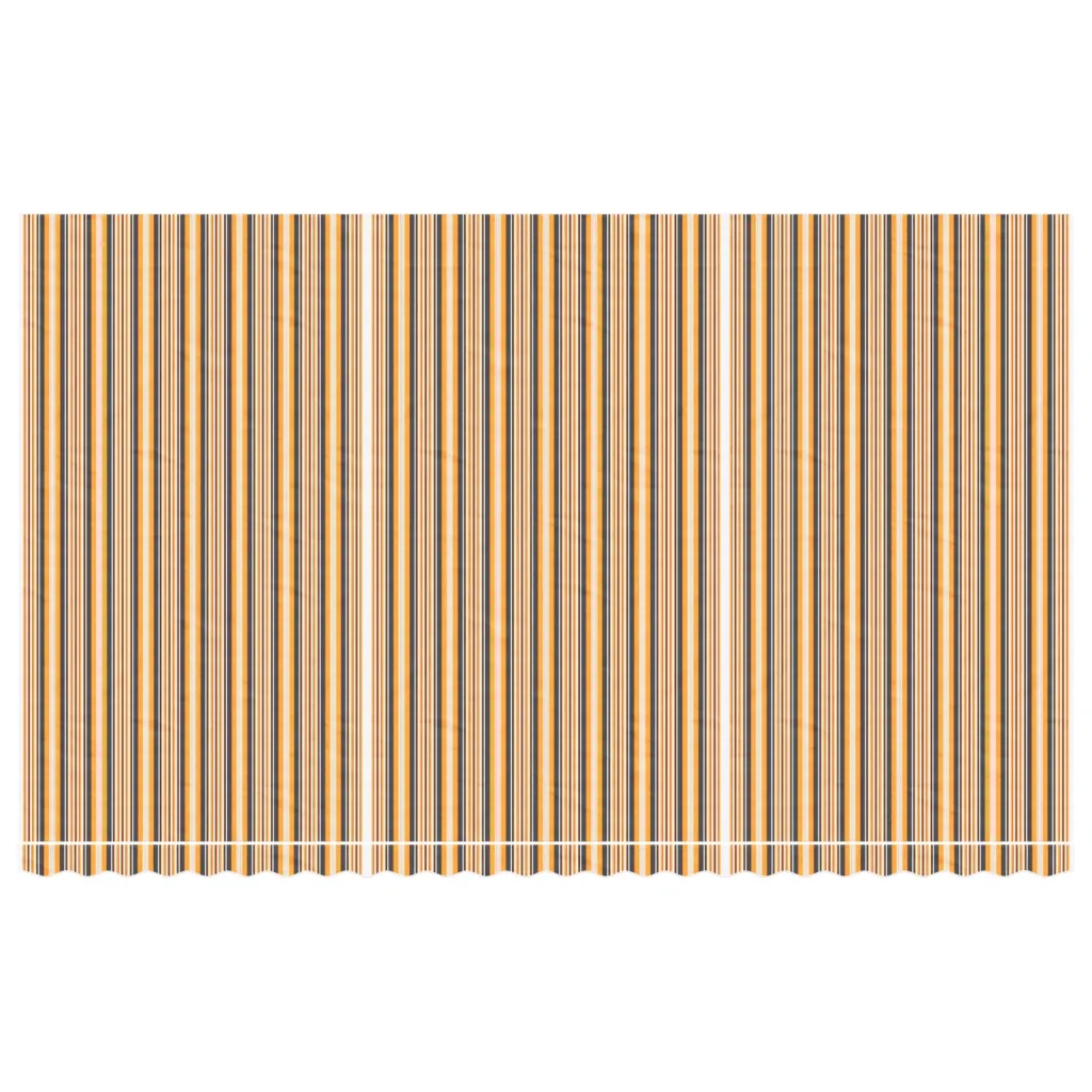 Tessuto di Ricambio per Tenda-Ricambio telo per tenda da sole Strisce Multicolore 6x3,5 m
