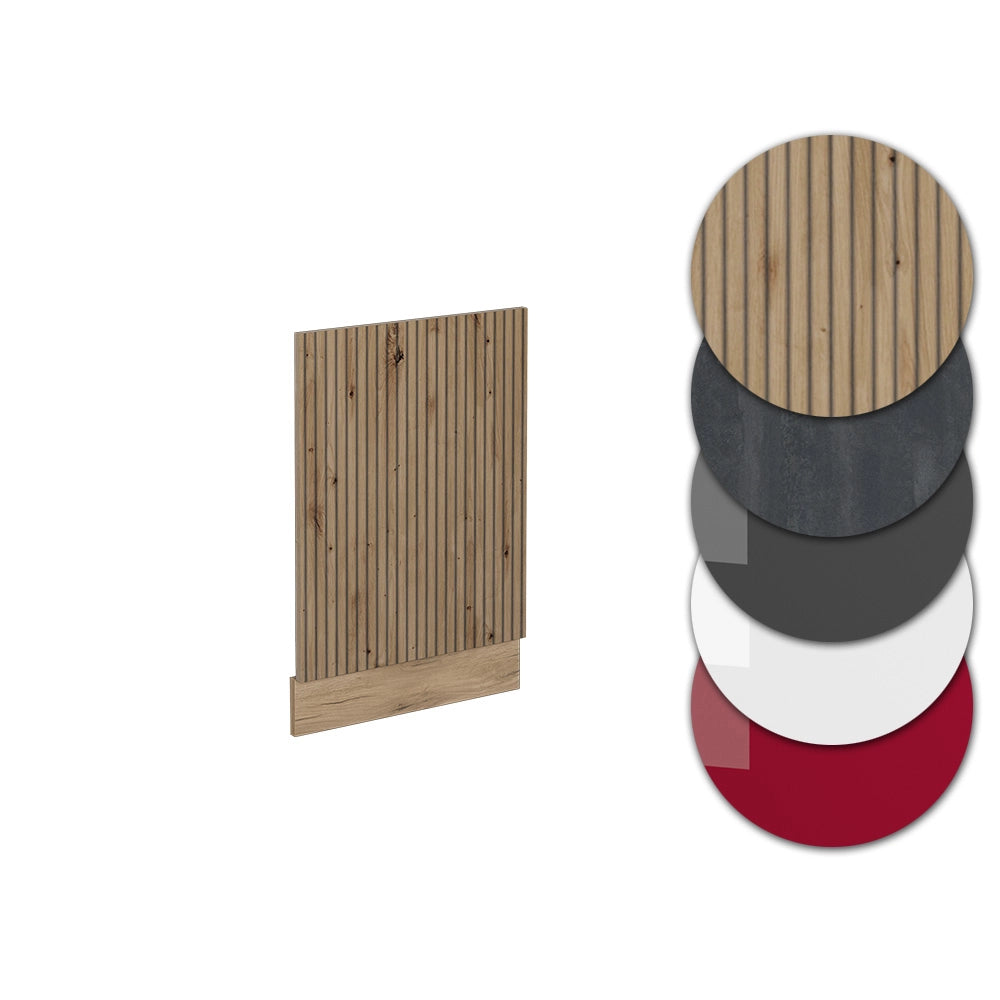 Pannello frontale R-Line Rovere artigianale/Rovere dorato 45 cm senza piano di lavoro Vicco