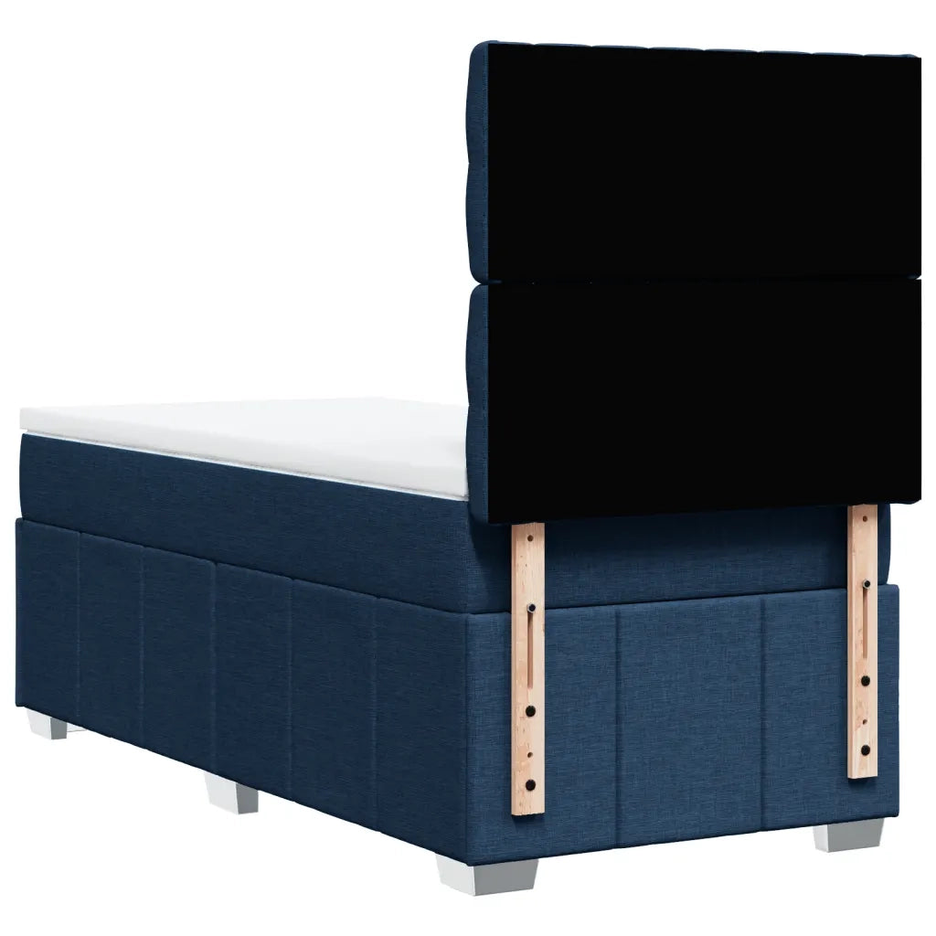 Giroletto a Molle con Materasso Blu 90x200 cm inTessuto 3291564