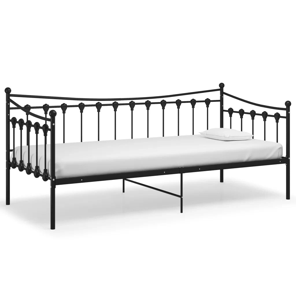 Telaio Divano letto | Sof¨¤ letto | Letto singolo Nero in Metallo 90x200 cm