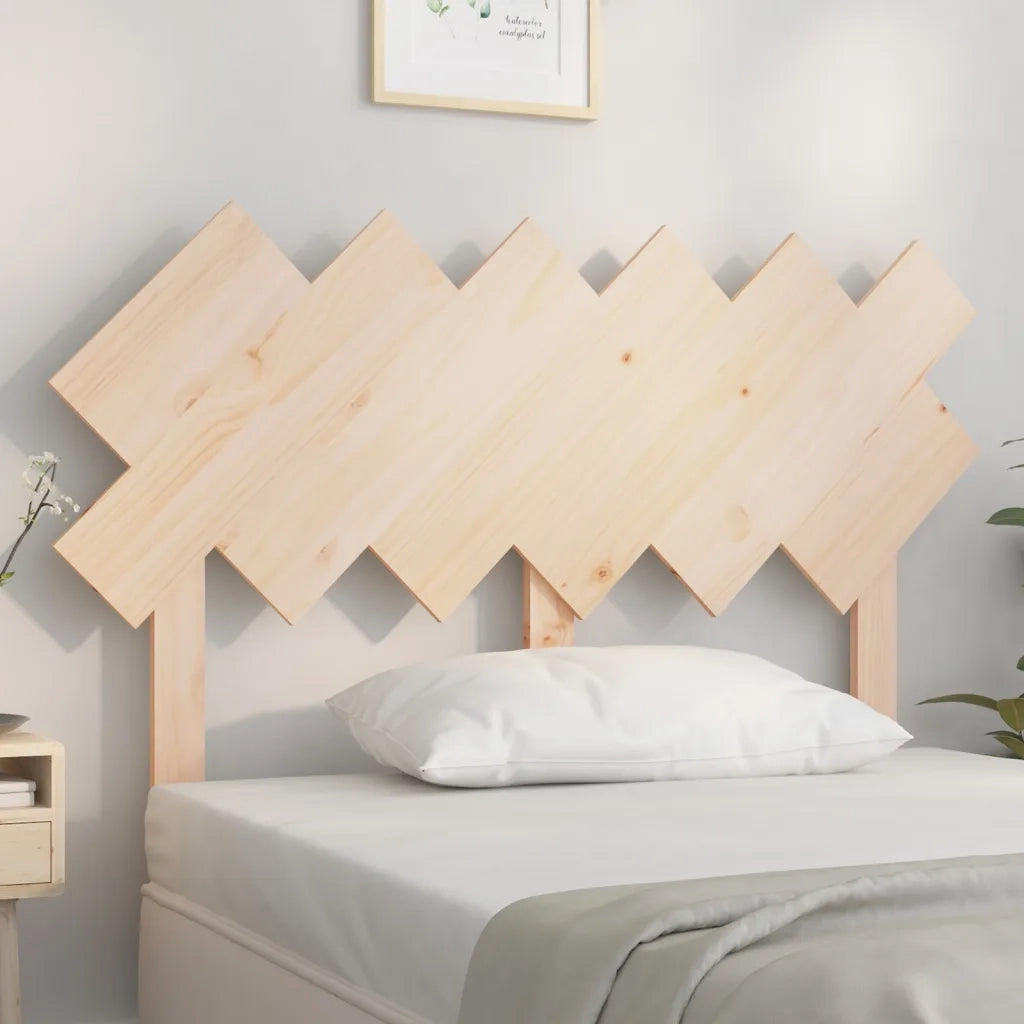 Testiera | Testata per Letto 122,5x3x80,5 cm in Legno Massello di Pino