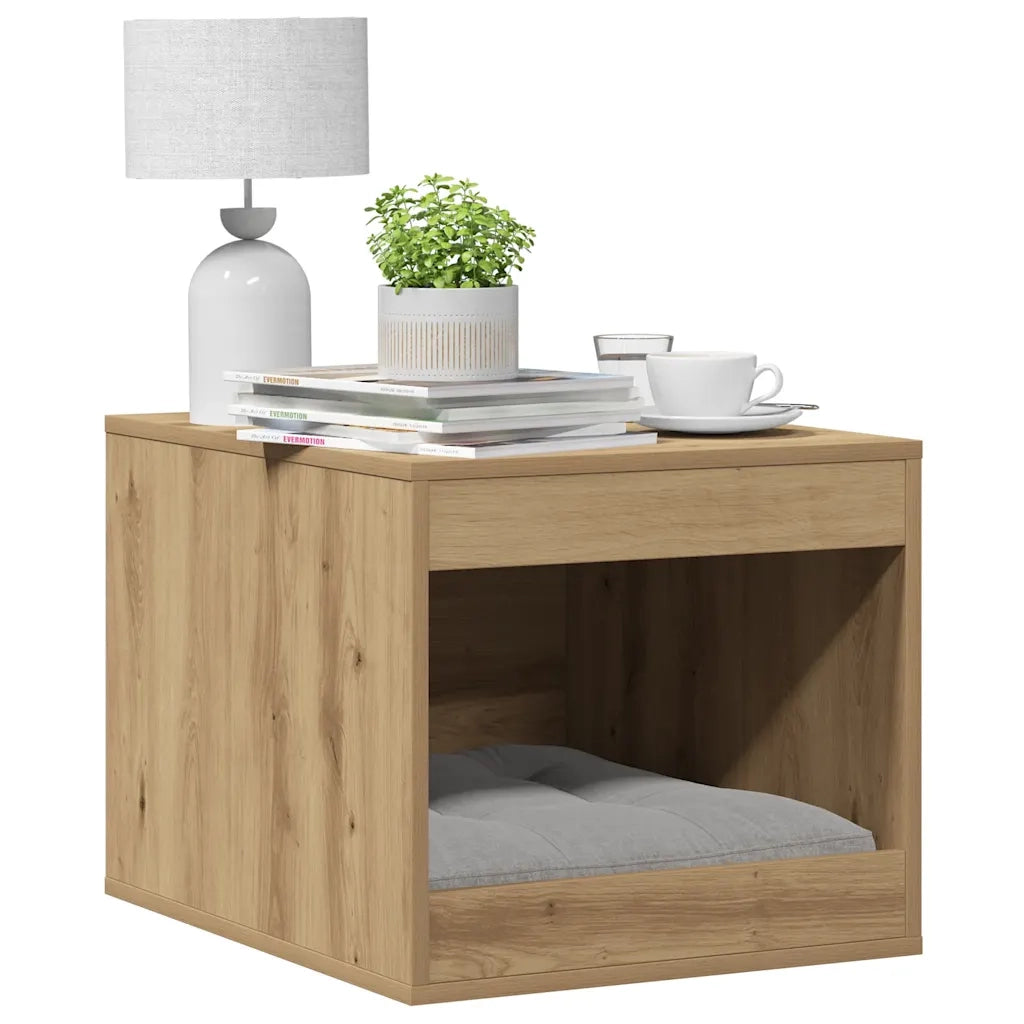 Recinto Lettiera Rovere Artigianale 47x59x42 cm in Truciolato 857768