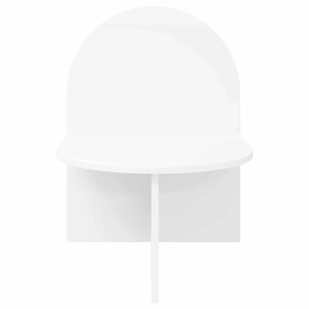 Comodino Bianco 48 x 49 x 65 cm Legno ingegnerizzato