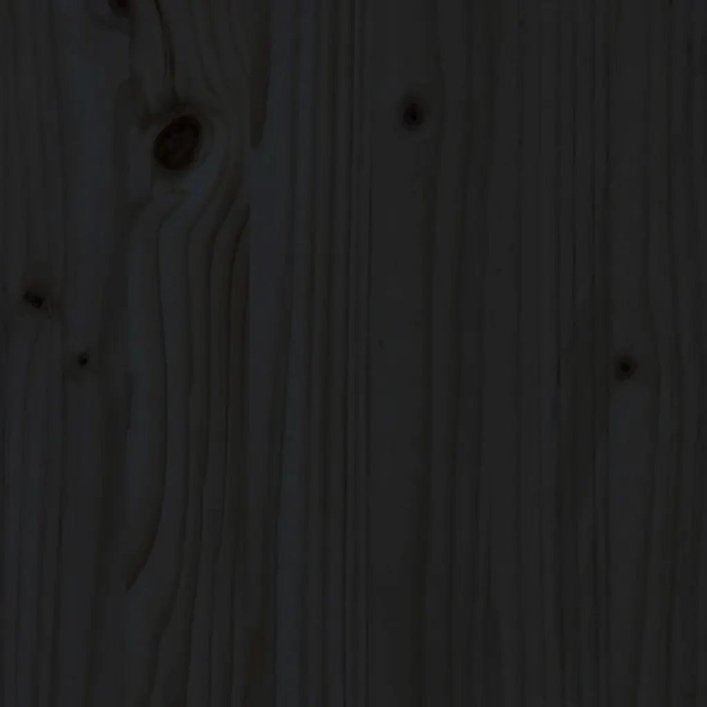 Giroletto in Legno Massello Nero 75x190 cm 2FT6 Small Single cod mxl 60325