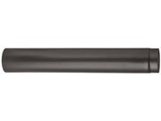 TUBO PORCELLANATO PER STUFE A LEGNA NERO OPACO ALA SMALTO TOP  ø mm.120x1000h.    ALA