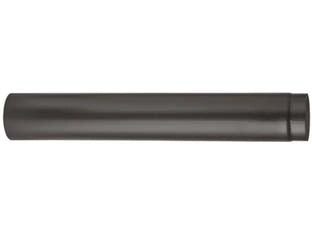 TUBO PORCELLANATO PER STUFE A LEGNA NERO OPACO ALA SMALTO TOP  ø mm.120x1000h.    ALA