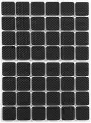 Zoccoli Antiscivolo in Gomma - Protezione per Pavimento - 2 Pezzi - 9.8x15cm - Nero - Protezione per Mobili