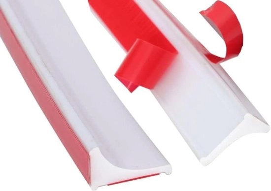 Kit di afdichtamento in silicone per doccia e bagno - barriera idraulica per pavimento umido - kit di afdichtamento per vasca e piano di lavoro - afdichting bagno e cucina con due adesivi - cod. 12345 - modello 67890 - 3m - 2 adesivi - 1 kit