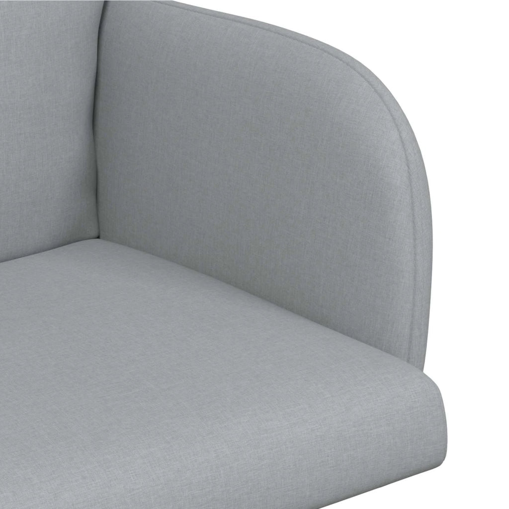 Sedie da pranzo 2 pz Tessuto Grigio Chiaro 60 x 56 x 96 cm 42034358