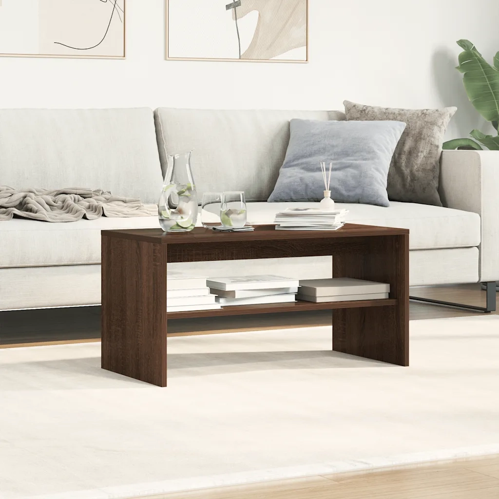 Mobile Porta TV Rovere Marrone 80x40x40 cm in Legno Multistrato