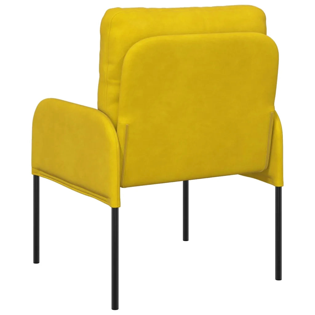 Divani con cuscino 55cm Giallo Legno compensato