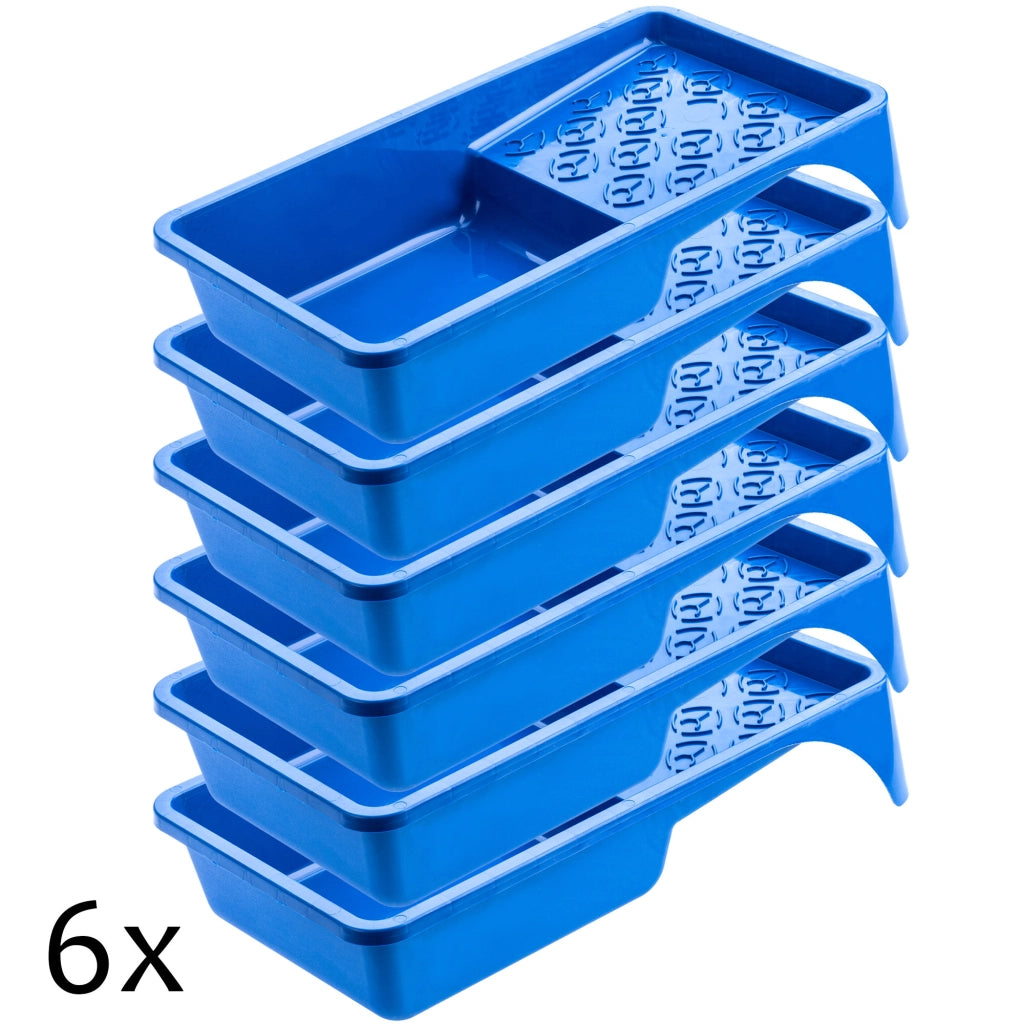 Vassoio per pittura grande KADAX 155x295 mm per rullo da pittura, set da 6 vassoi per rulli.