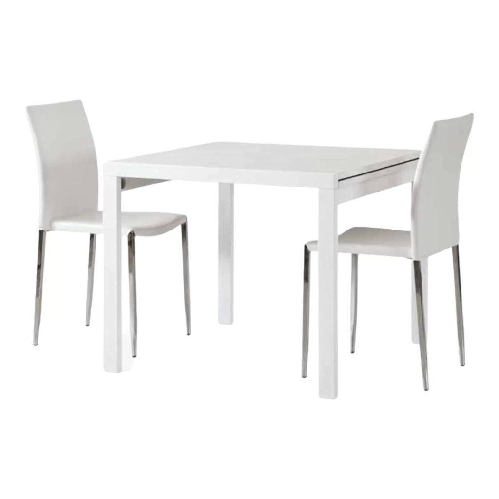 Tavolo moderno rettangolare tortora allungabile  110x70x77