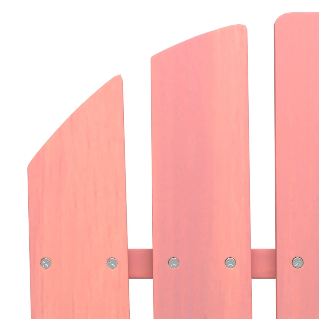 Sedia 2 Posti Adirondack con Ottomana in Abete Massello Rosa cod mxl 21549