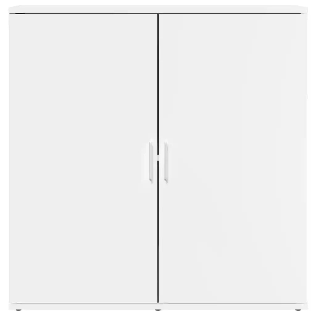 Credenza-Buffet-Armadio da cucina Bianca 79x38x80 cm in Legno Multistrato 791151
