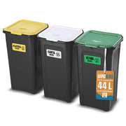 Akitaink Set 3 Pattumiere 44L Differenziata