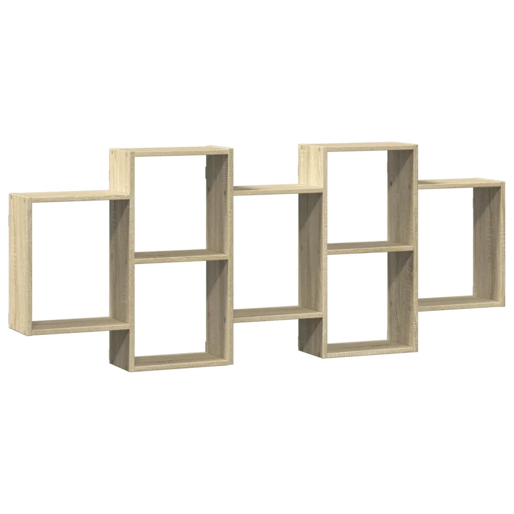Scaffale a Parete Rovere Sonoma 159x18x65 cm in Truciolato 853211