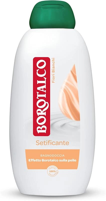 BOROTALCO BAGNODOCCIA SETIFICANTE AI FIORI BIANCHI IN FORMATO DA 600 ML