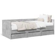 Divano letto | Sof¨¤ letto | Letto singolo con Cassetti senza Materasso 75x190 cm