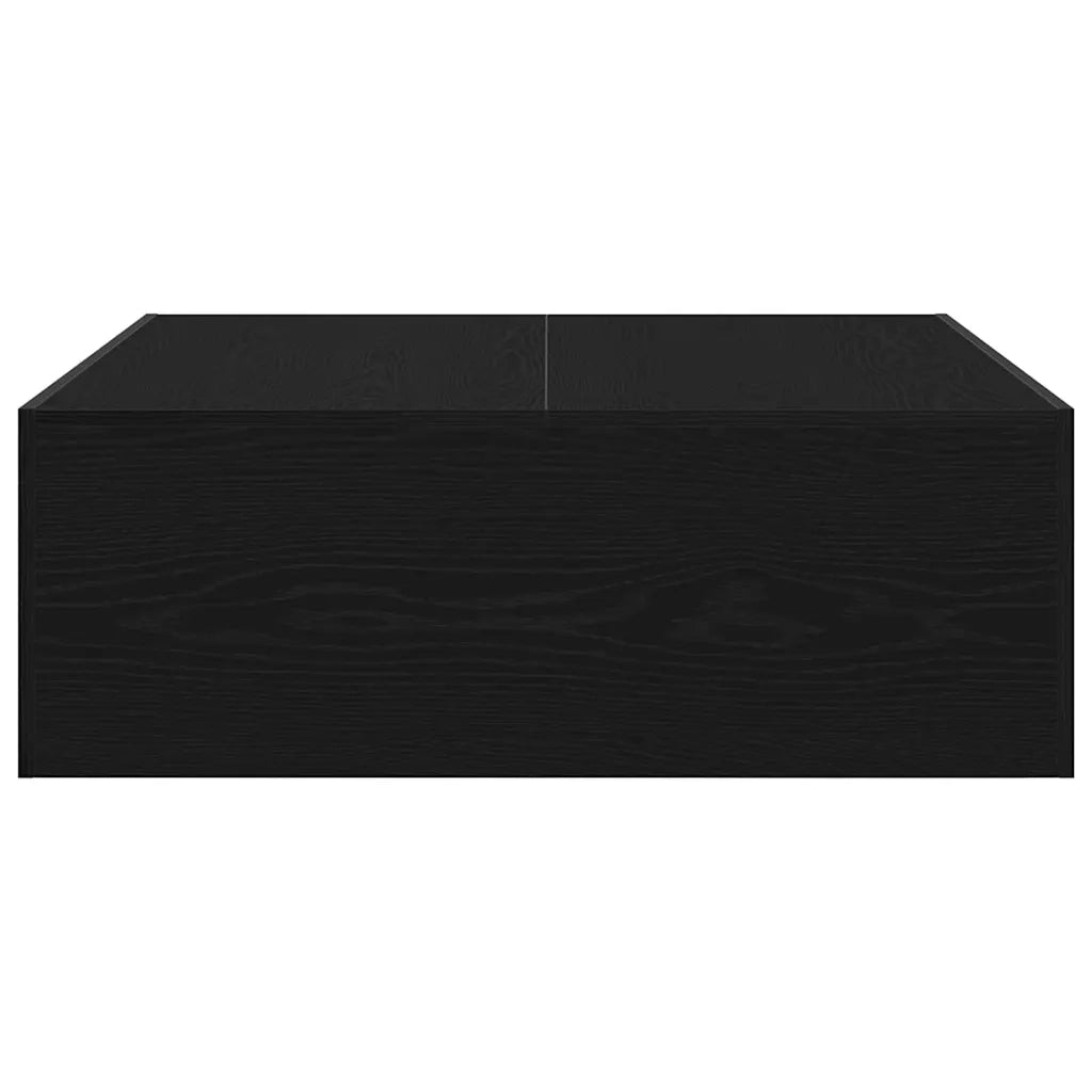 Tavolino da salotto Rovere Nero 100 x 100 x 35 cm 862678