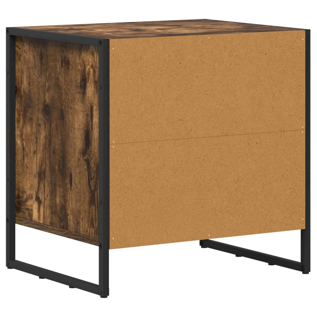 Comodino con cassetto 2 pcs Quercia Fumosa 50 x 39.5 x 50 cm 886683