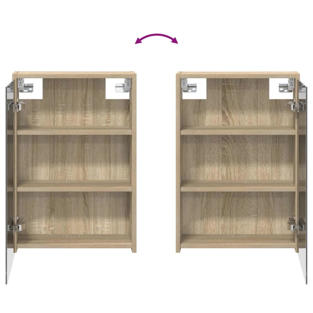 Mobiletto per specchio da bagno Rovere Sonoma 43 x 16 x 62.5 cm