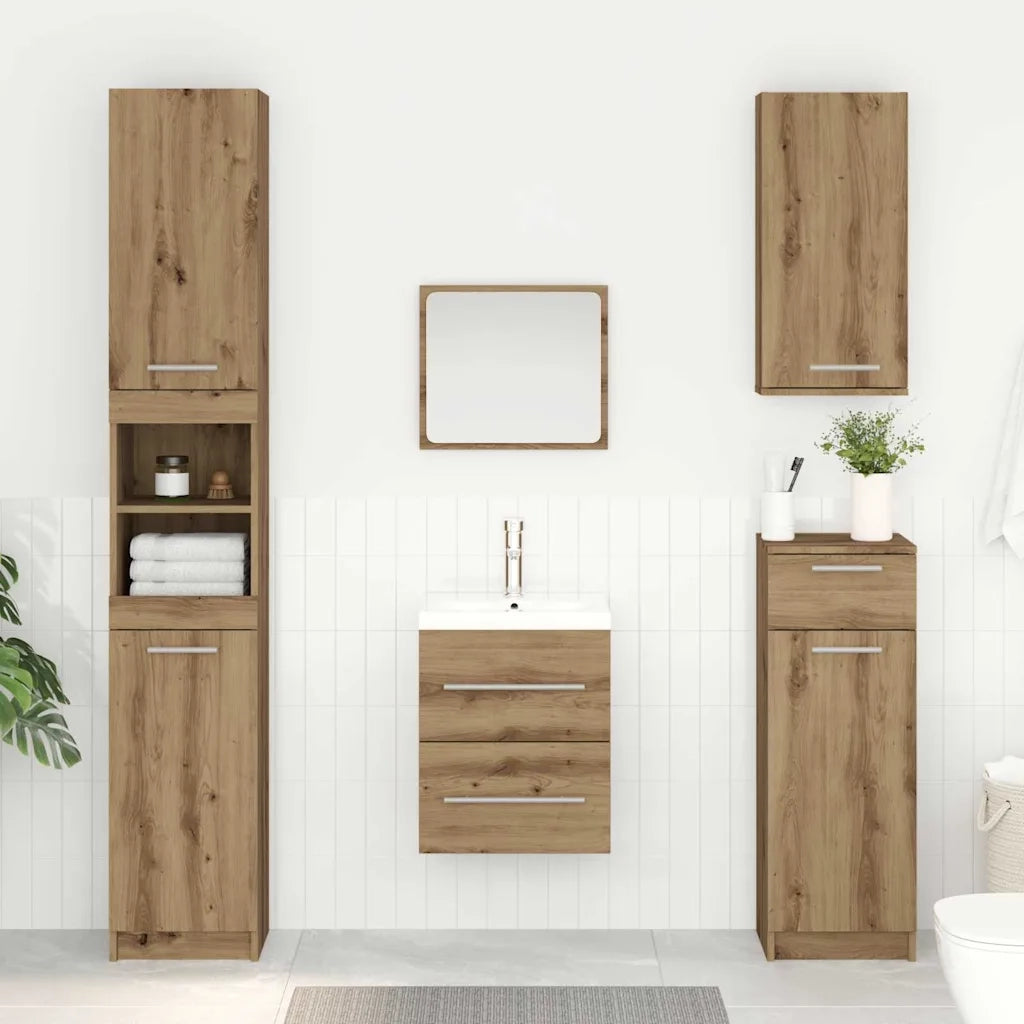 Armadio sottolavello Rovere artigianale 38,5 x 41 x 48 cm 880451