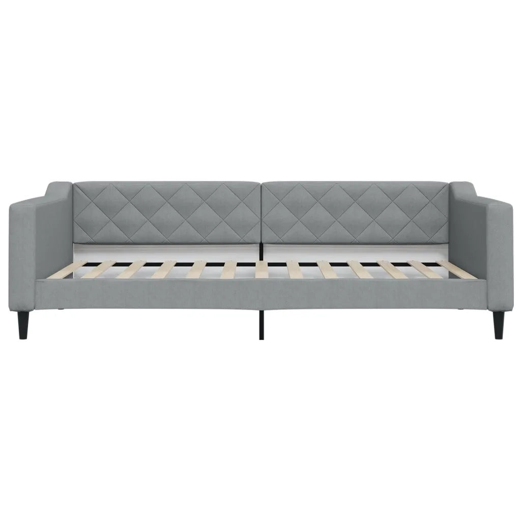Divano Letto con Letto Estraibile-Sofa Letto-Daybed Grigio Chiaro 100x200 Tessuto 766053