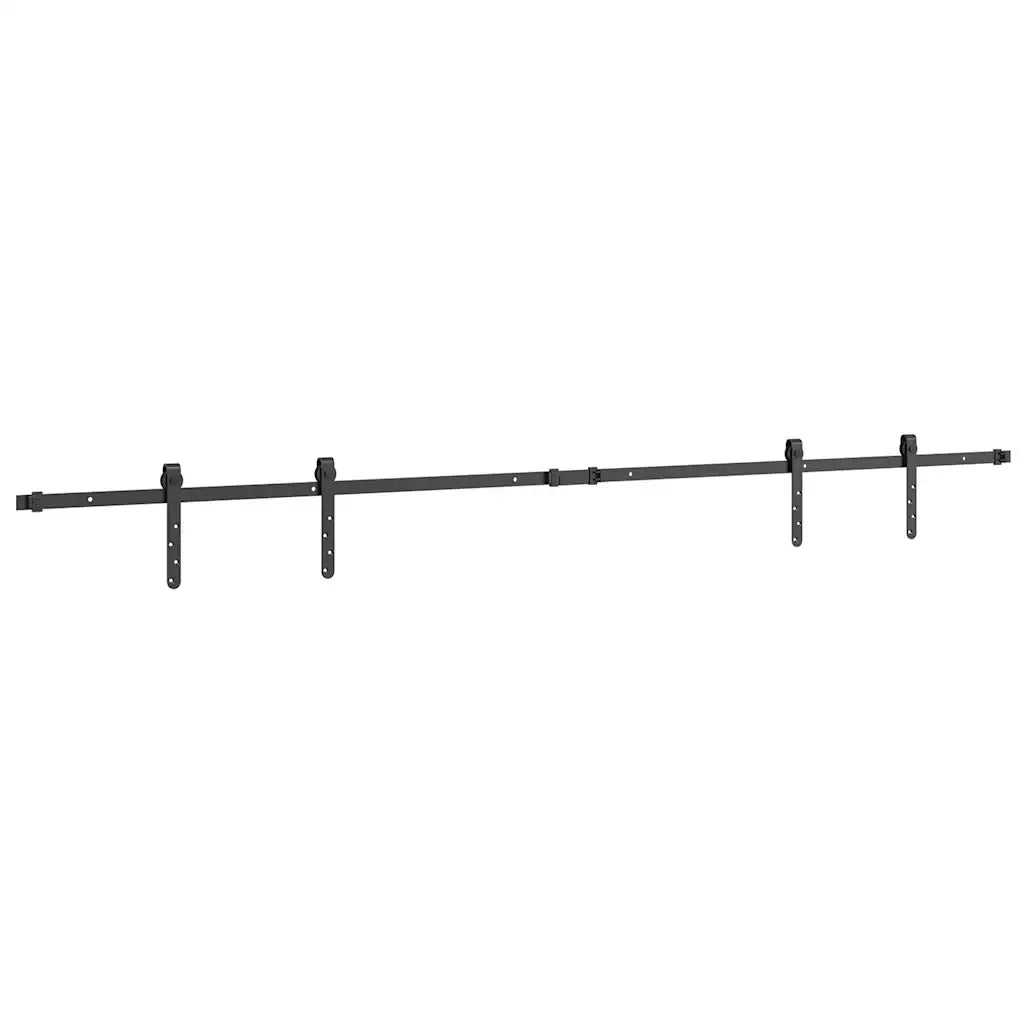 Kit Anta Scorrevole Armadio in Acciaio al Carbonio 113 cm